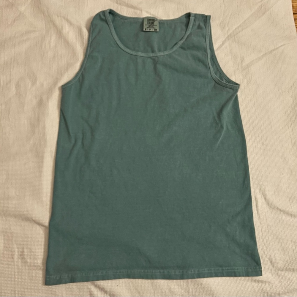 Comfort Colors Teal Tank Top